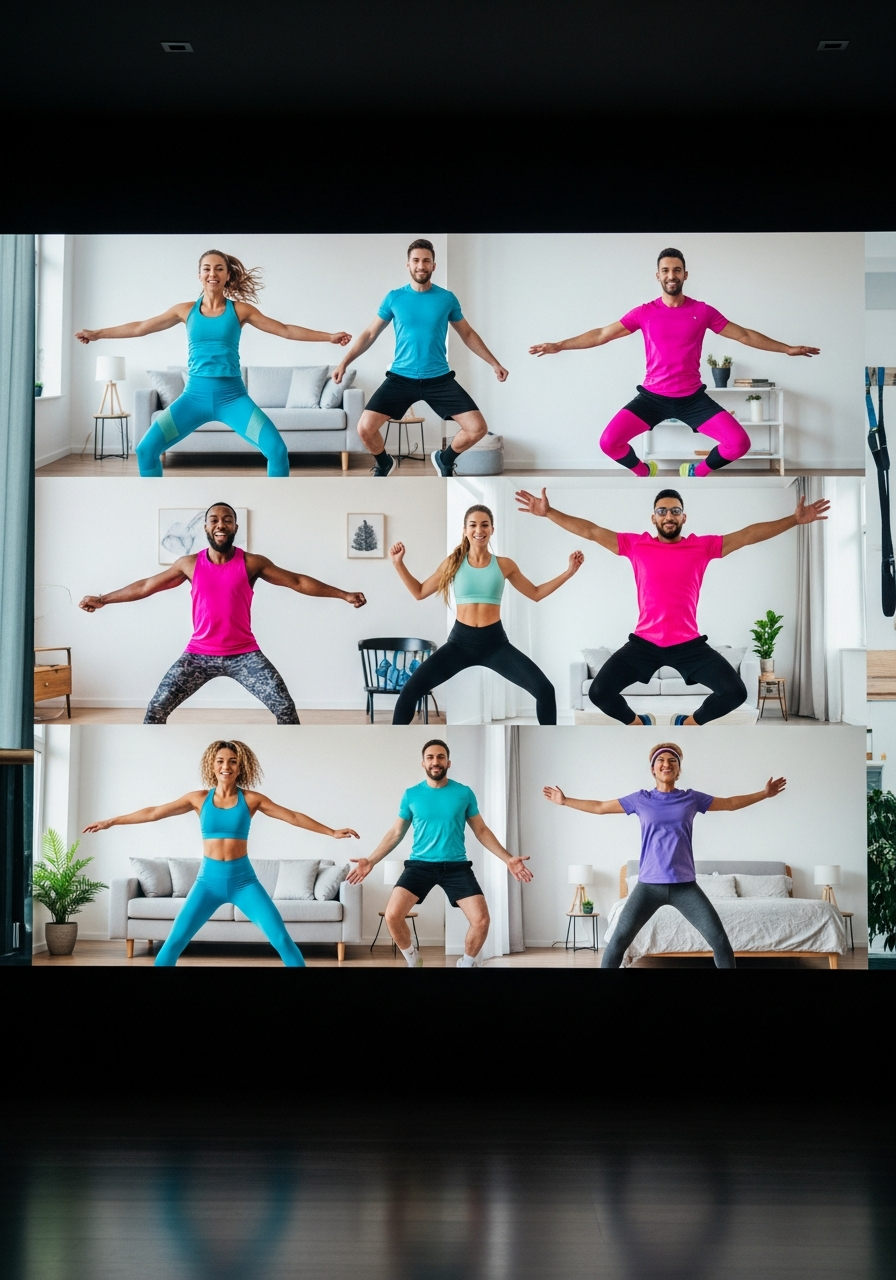 Групповые занятия в прямом эфире